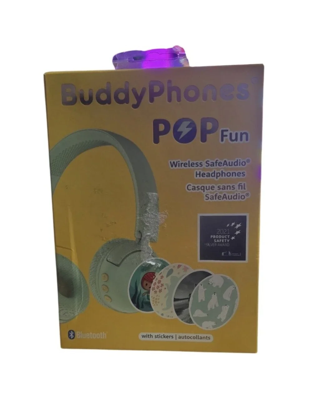 POP Foldable Bluetooth Kids Headphones - Green